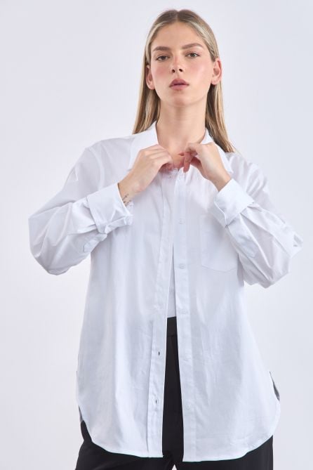 חולצת דנה פרקל-לבן-XS / 34